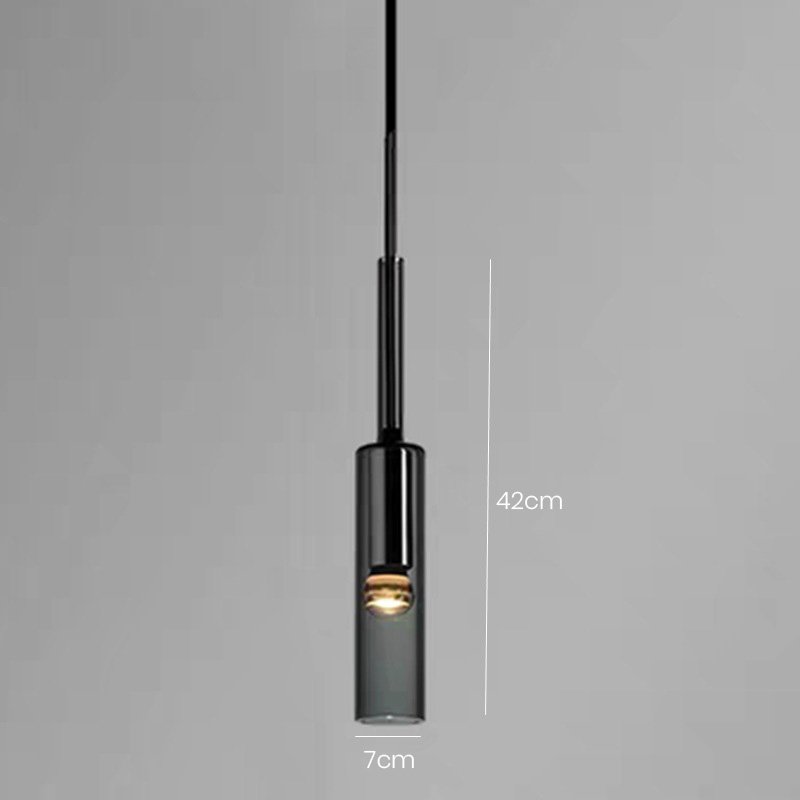 VIDRO LG81 - Nordic Grey Glass Pendant Light (11)