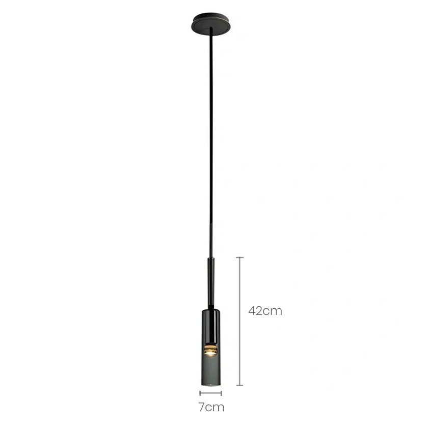 VIDRO-LG81- nordic grey glass pendant light 11