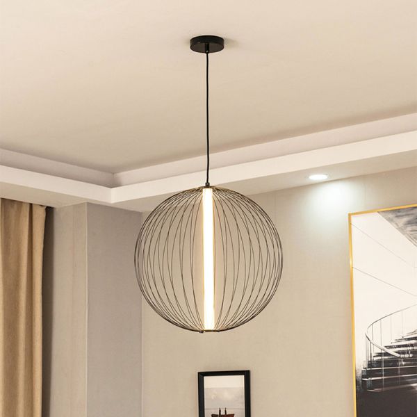 Vidro-Lg137 ---Chandelier-In-Cage-Designer-Light-Real-Picture-Round-Reale