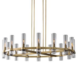 Wolfos Lg153 &Lt;Br&Gt; Round Glass Chandelier