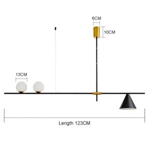 MISGYAL-LG159---Modern-Glass-Globe-Pendant-Light-dims-images