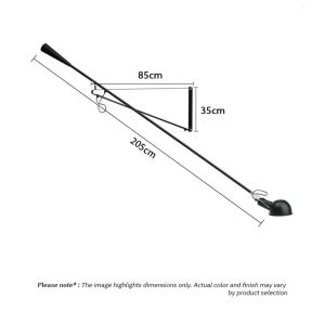 KREMA LG177 swing arm wall sconces for bedroom with adjustable LED arm in black and white finishes
