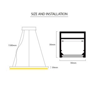 TACE LG242 Acoustic Hexagonal Panel Light with integrated LED and sound-absorbing acoustic panels for modern offices and other commercial spaces