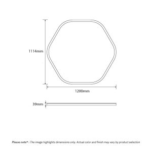 TACE LG242 Acoustic Hexagonal Panel Light with integrated LED and sound-absorbing acoustic panels for modern offices and other commercial spaces