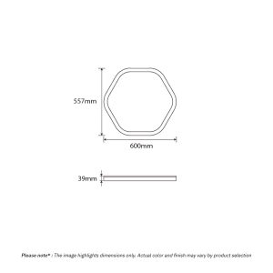 TACE LG242 Acoustic Hexagonal Panel Light with integrated LED and sound-absorbing acoustic panels for modern offices and other commercial spaces