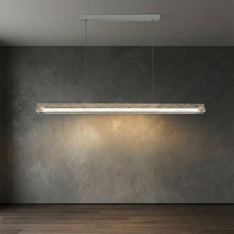 CLAZZO LG261 designer linear pendant light with minimalist suspended design for modern kitchens, dining areas, and contemporary interiors