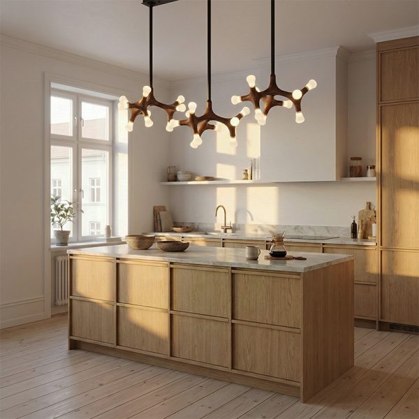 BRAWO LG300 Modern Wooden Branch Pendant Light - Northerncult