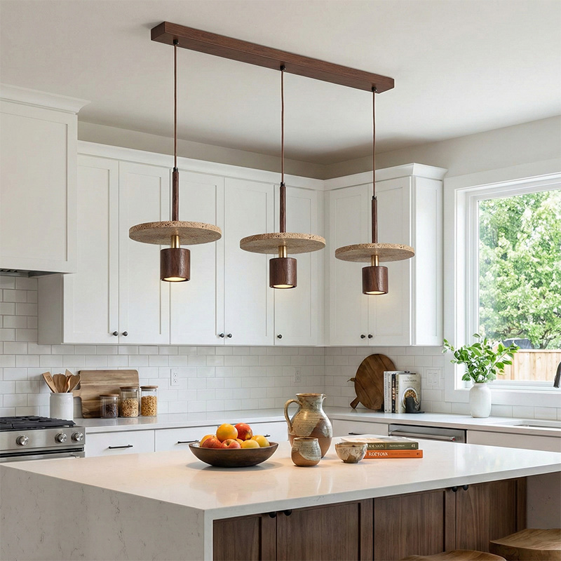 Japandi Linear Island Light Fixture CREVION LG311 - Northerncult Japandi Linear Island Light Fixture CREVION LG311 - Northerncult