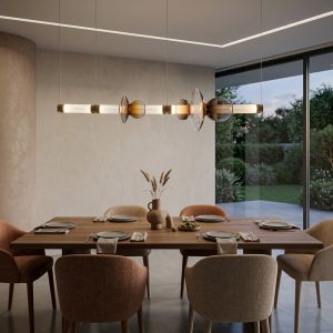 Modern Abstract Linear Pendant Light <br> FAIRIGYAL LG322