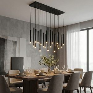 LINFEA LG313 <br> Stylish Linear Multi Pendant Chandelier