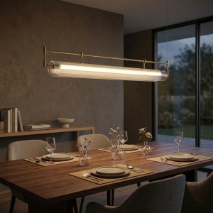 VIDRO LG321 <br> Sleek Linear Fluted Pendant Light