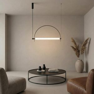 Linear Arc-Shaped Pendant Light <br> VIDRO LG328
