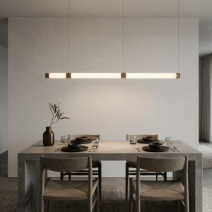 Sleek Segmented Linear Tube Pendant Light <br> VIDRO LG320 