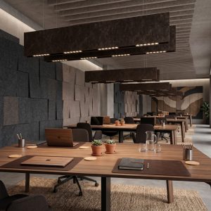 Architectural Acoustic Linear Luminaire <br> TACE LG334